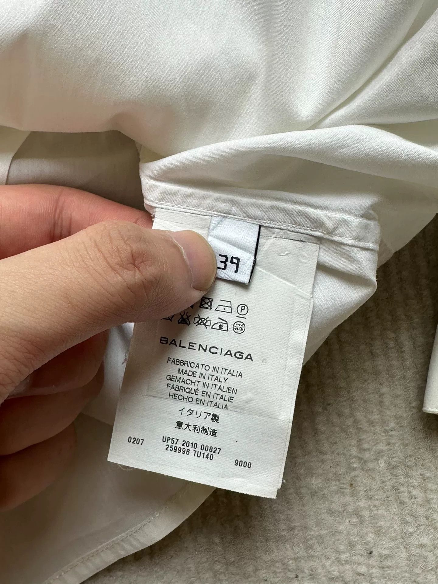 Balenciaga Balenciaga Business Cotton Shirt Size US M / EU 48-50 / 2 - 3 Thumbnail