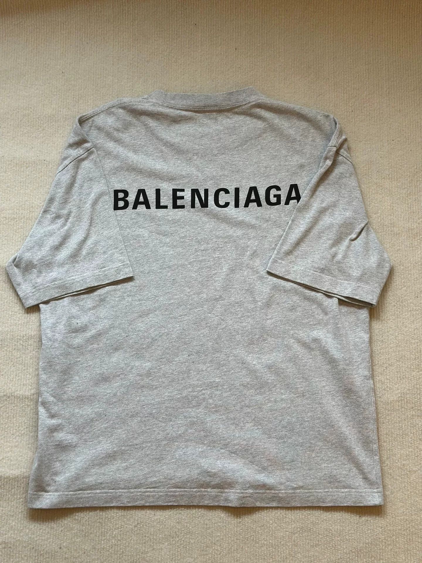 Balenciaga Balenciaga New Front Back Logo Tee Size US XS / EU 42 / 0 - 4 Thumbnail