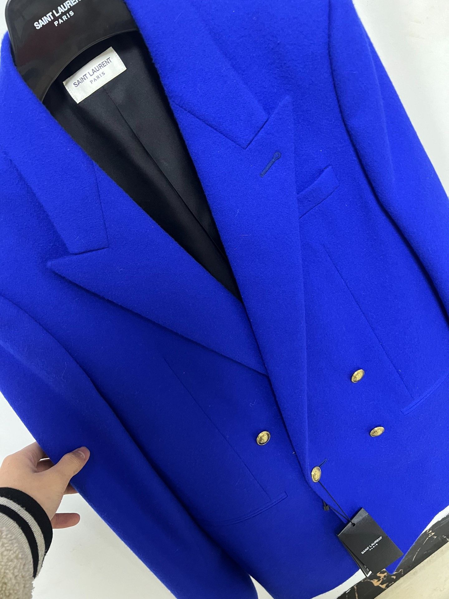 Saint Laurent Paris Saint Laurent 21FW Klein Blue Blazer Size US L / EU 52-54 / 3 - 7 Thumbnail