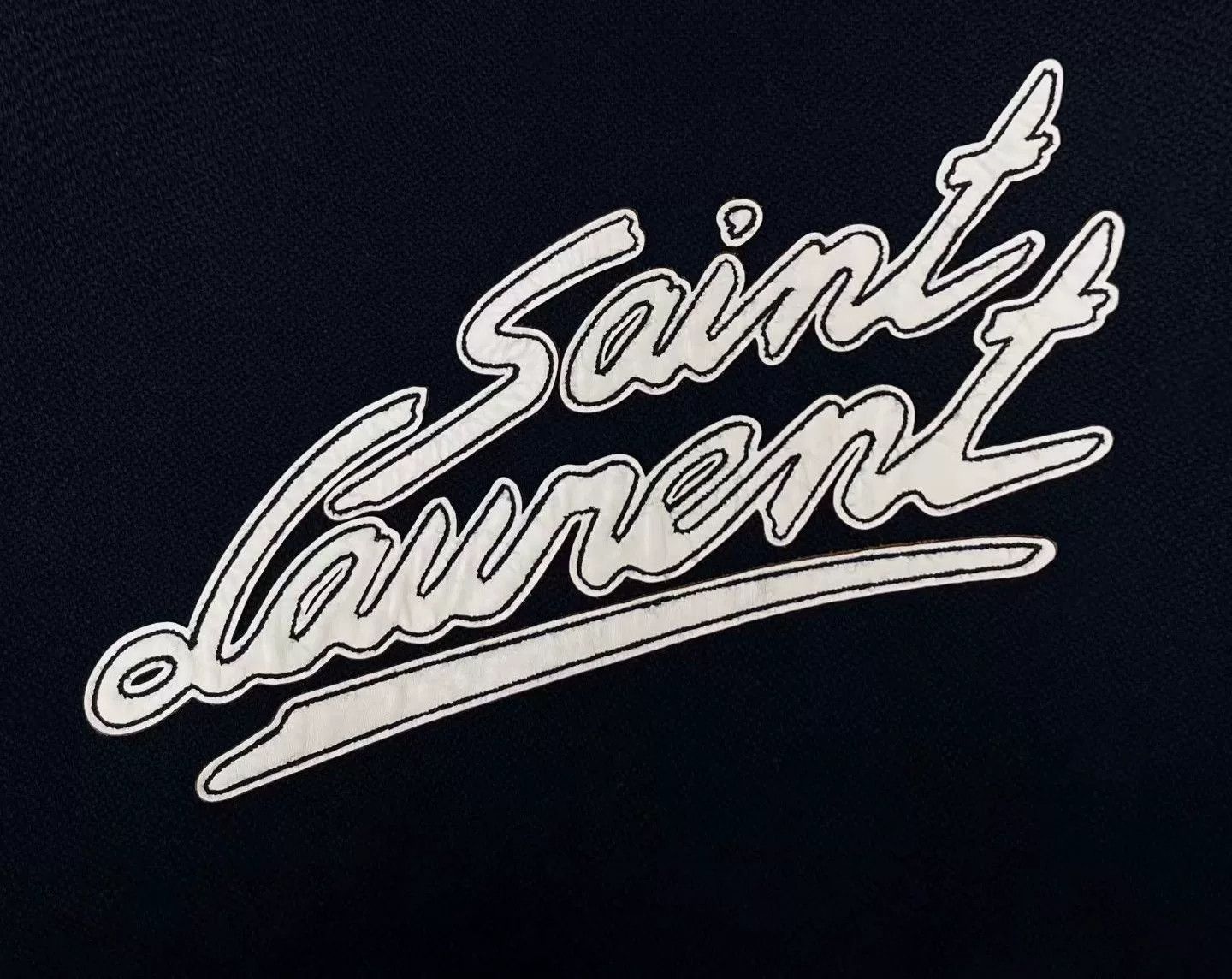 Saint Laurent Paris Saint Laurent Black Wool Baseball Jacket Size US M / EU 48-50 / 2 - 5 Thumbnail