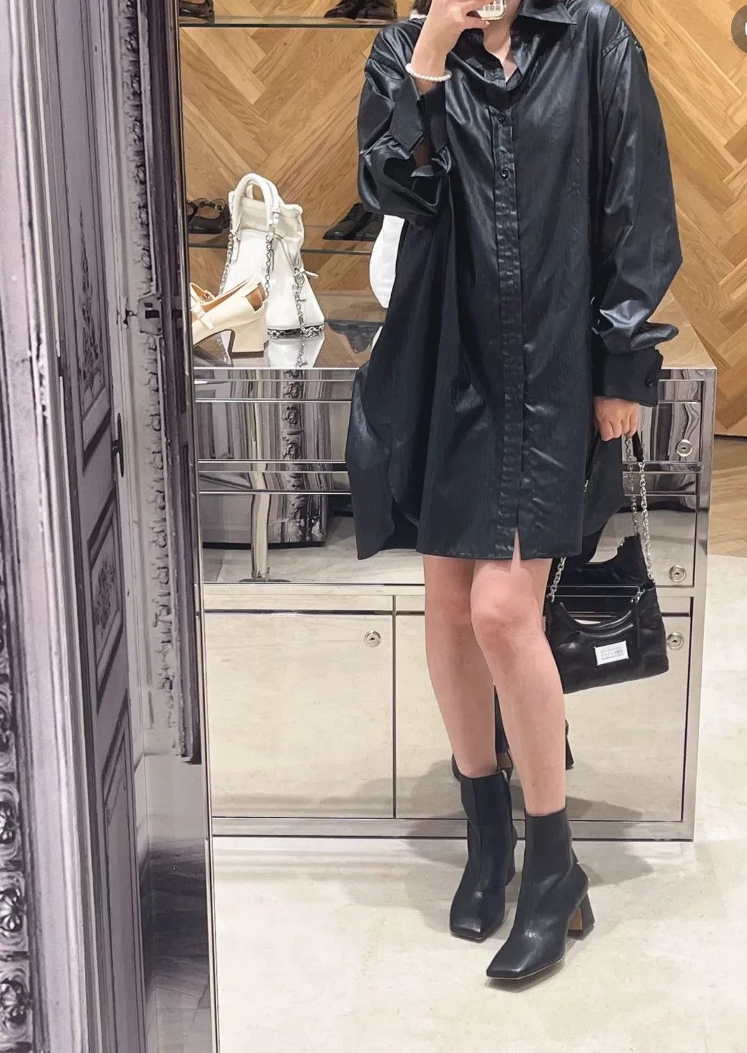 Maison Margiela Maison Margiela Women's Classic Satin Shirt Size S / US 4 / IT 40 - 7 Thumbnail