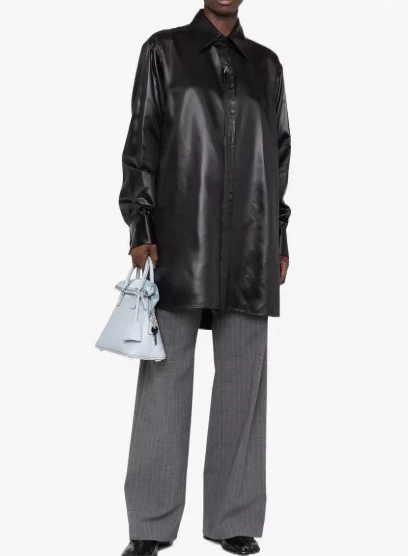 Maison Margiela Maison Margiela Women's Classic Satin Shirt Size S / US 4 / IT 40 - 5 Thumbnail