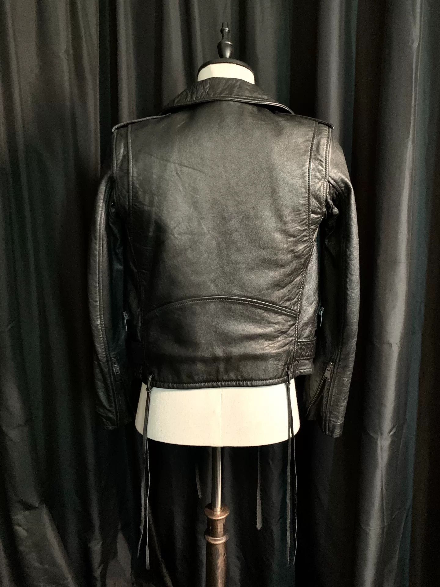 Saint Laurent Paris Saint Laurent 2016 A/W Leather Biker Jacket Size XS / US 0-2 / IT 36-38 - 2 Thumbnail