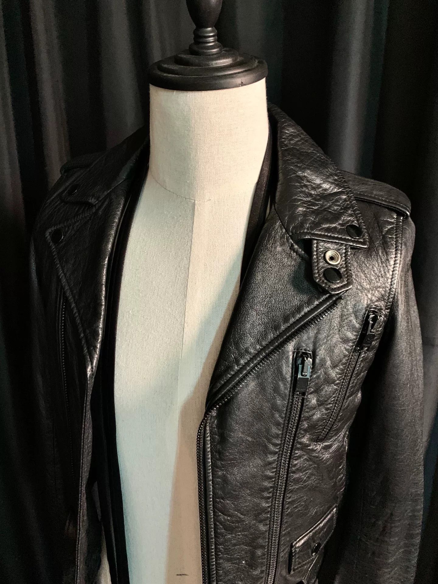 Saint Laurent Paris Saint Laurent 2016 A/W Leather Biker Jacket Size XS / US 0-2 / IT 36-38 - 4 Thumbnail