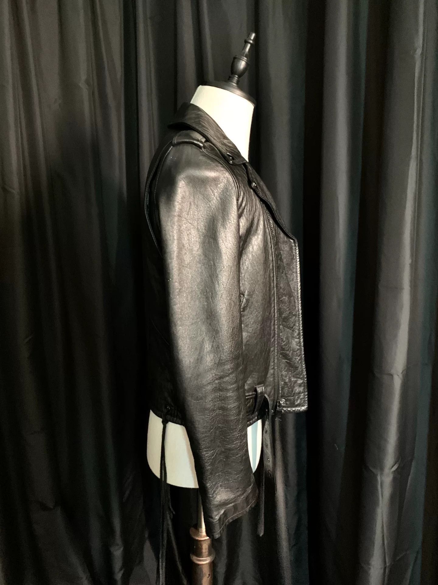 Saint Laurent Paris Saint Laurent 2016 A/W Leather Biker Jacket Size XS / US 0-2 / IT 36-38 - 3 Thumbnail