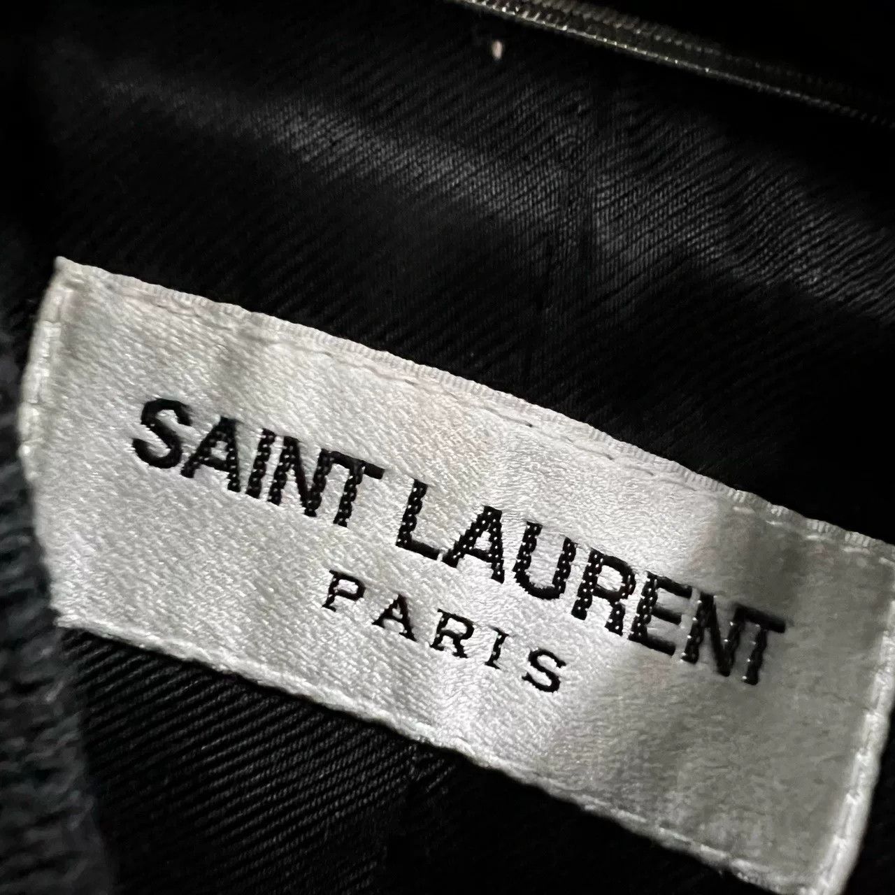 Saint Laurent Paris Saint Laurent Black White Baseball Jacket Size US M / EU 48-50 / 2 - 2 Thumbnail