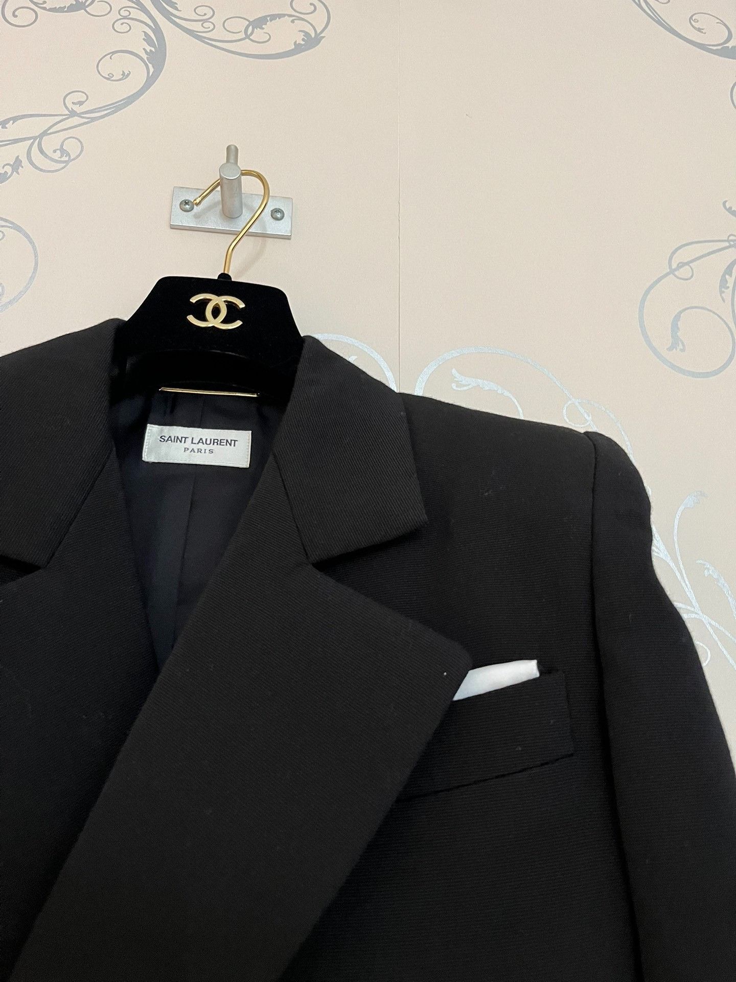 Saint Laurent Paris YSL Saint Laurent Double-Breasted Blazer Size S / US 4 / IT 40 - 3 Thumbnail