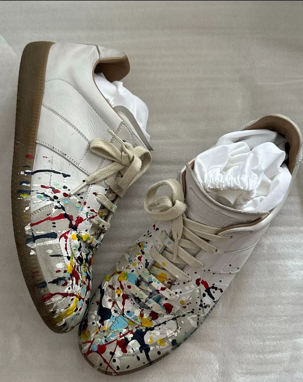 Maison Margiela Maison Margiela Splatter Trainer Size US 10 / EU 43 - 3 Thumbnail