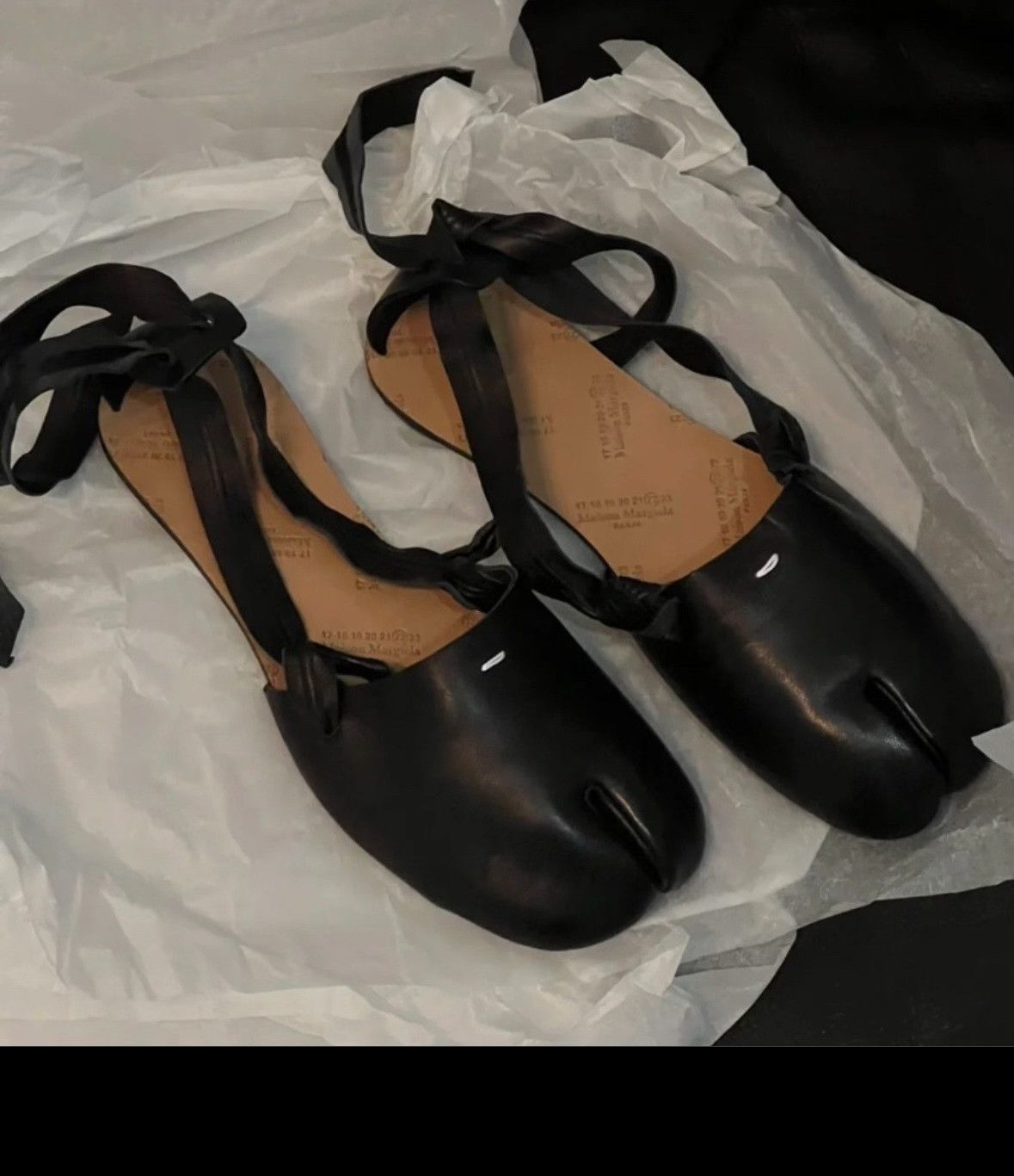 Maison Margiela Maison Margiela Tabi Toe Flat Ballet Shoes Size US 7.5 / IT 37.5 - 5 Thumbnail