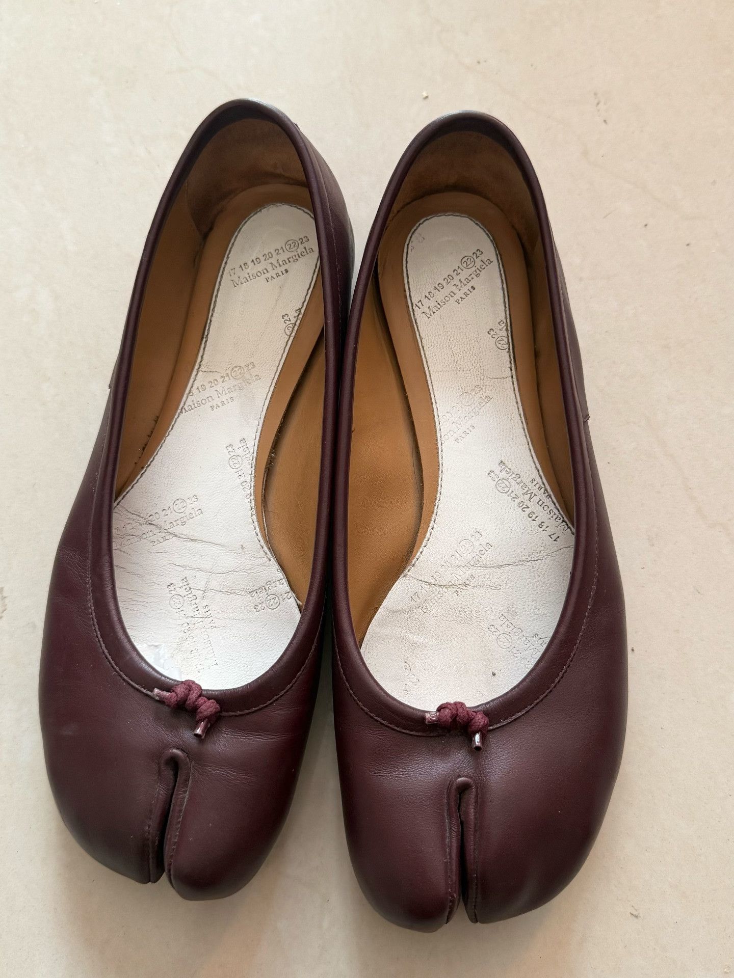 Maison Margiela Maison Margiela Tabi Leather Split-Toe Shoes Size US 5 / IT 35 - 4 Thumbnail