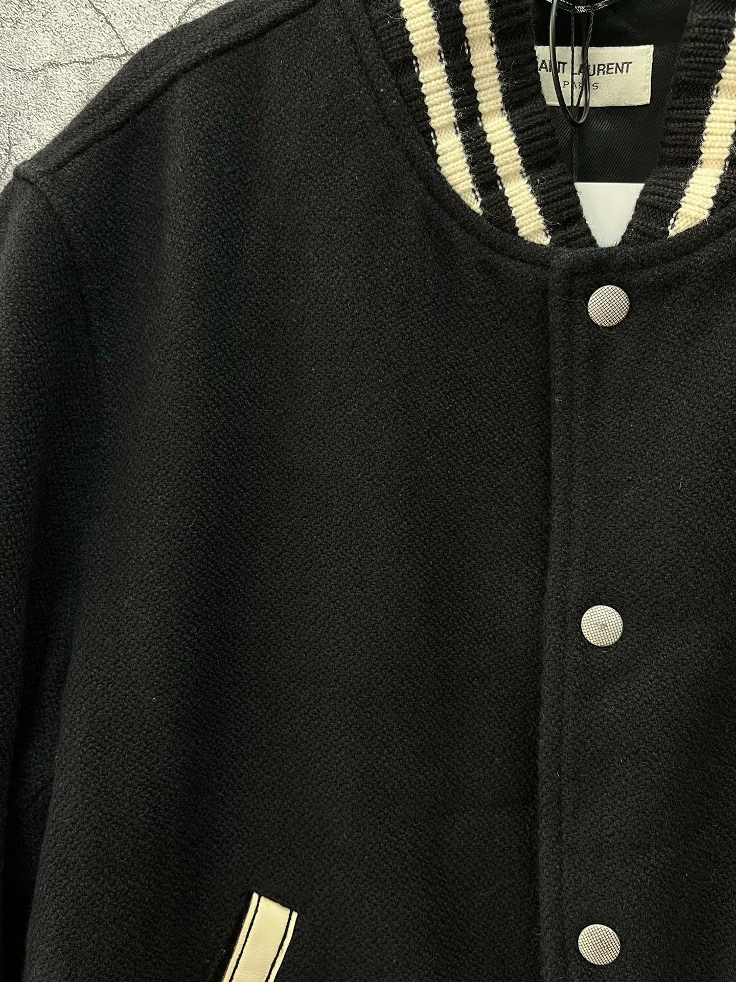 Saint Laurent Paris Saint Laurent Back Embroidery Baseball Jacket Size US M / EU 48-50 / 2 - 3 Thumbnail
