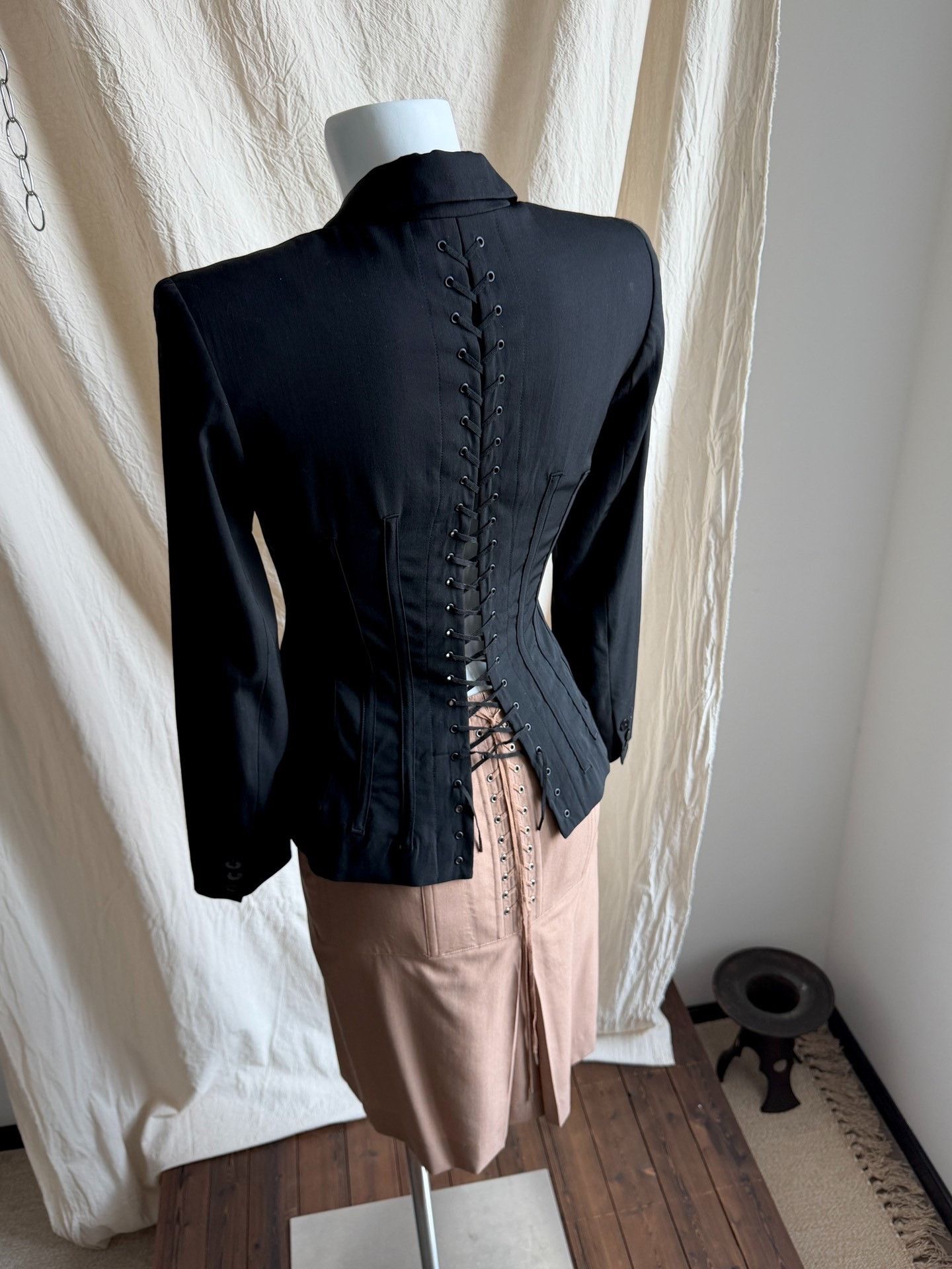 Jean Paul Gaultier Jean Paul Gaultier Rare Strap Blazer Size S / US 4 / IT 40 - 6 Thumbnail