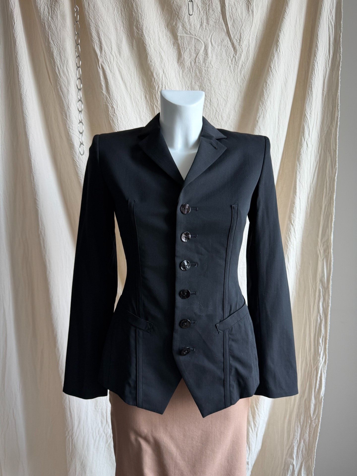 Jean Paul Gaultier Jean Paul Gaultier Rare Strap Blazer Size S / US 4 / IT 40 - 4 Thumbnail