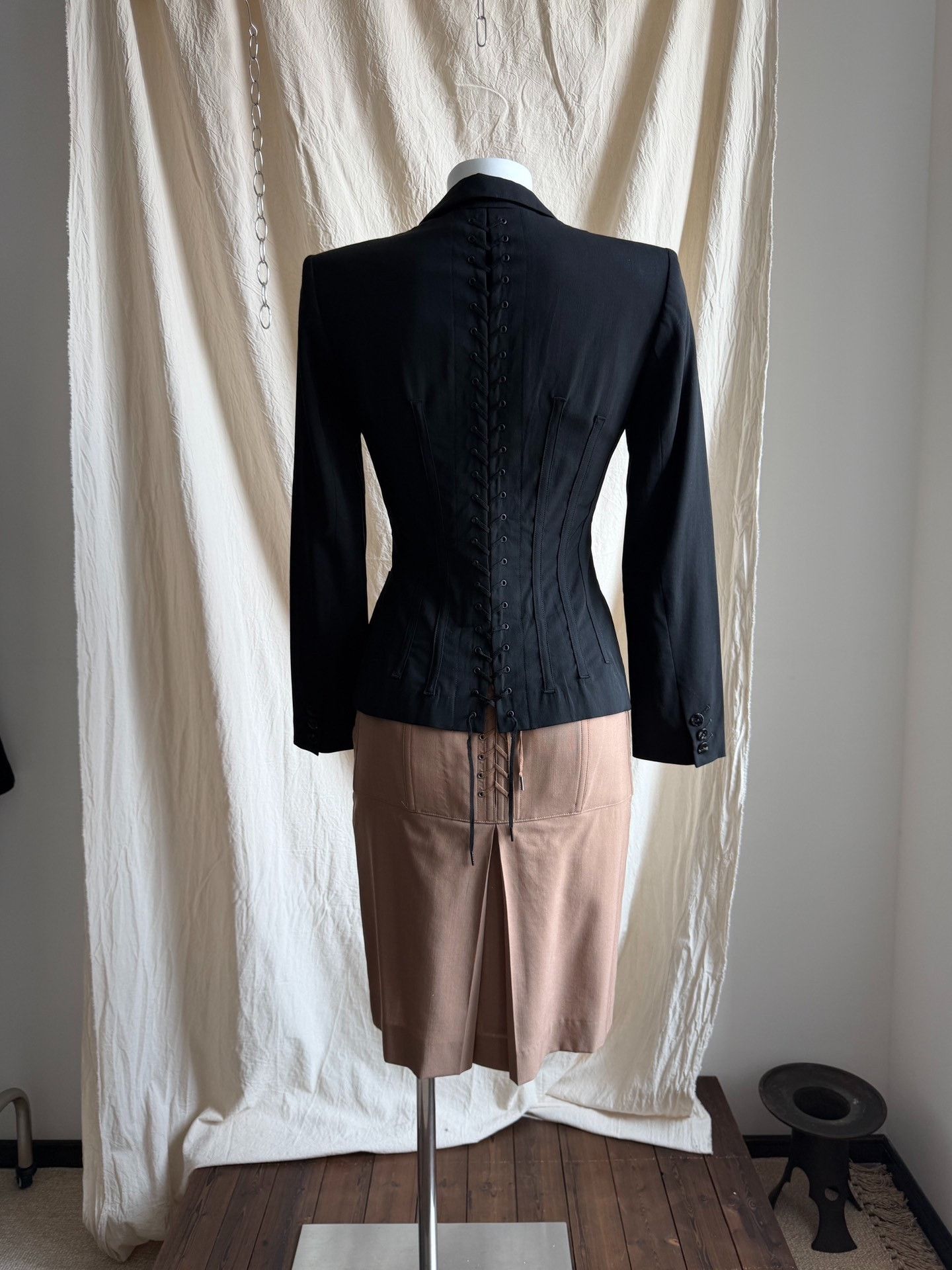 Jean Paul Gaultier Jean Paul Gaultier Rare Strap Blazer Size S / US 4 / IT 40 - 2 Thumbnail