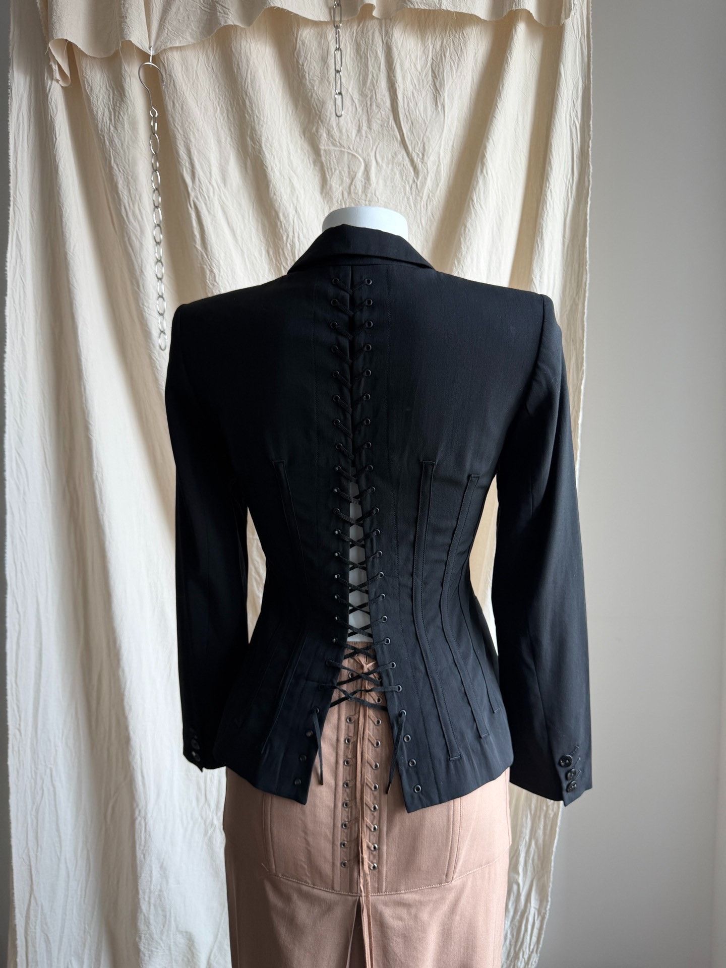 Jean Paul Gaultier Jean Paul Gaultier Rare Strap Blazer Size S / US 4 / IT 40 - 5 Thumbnail