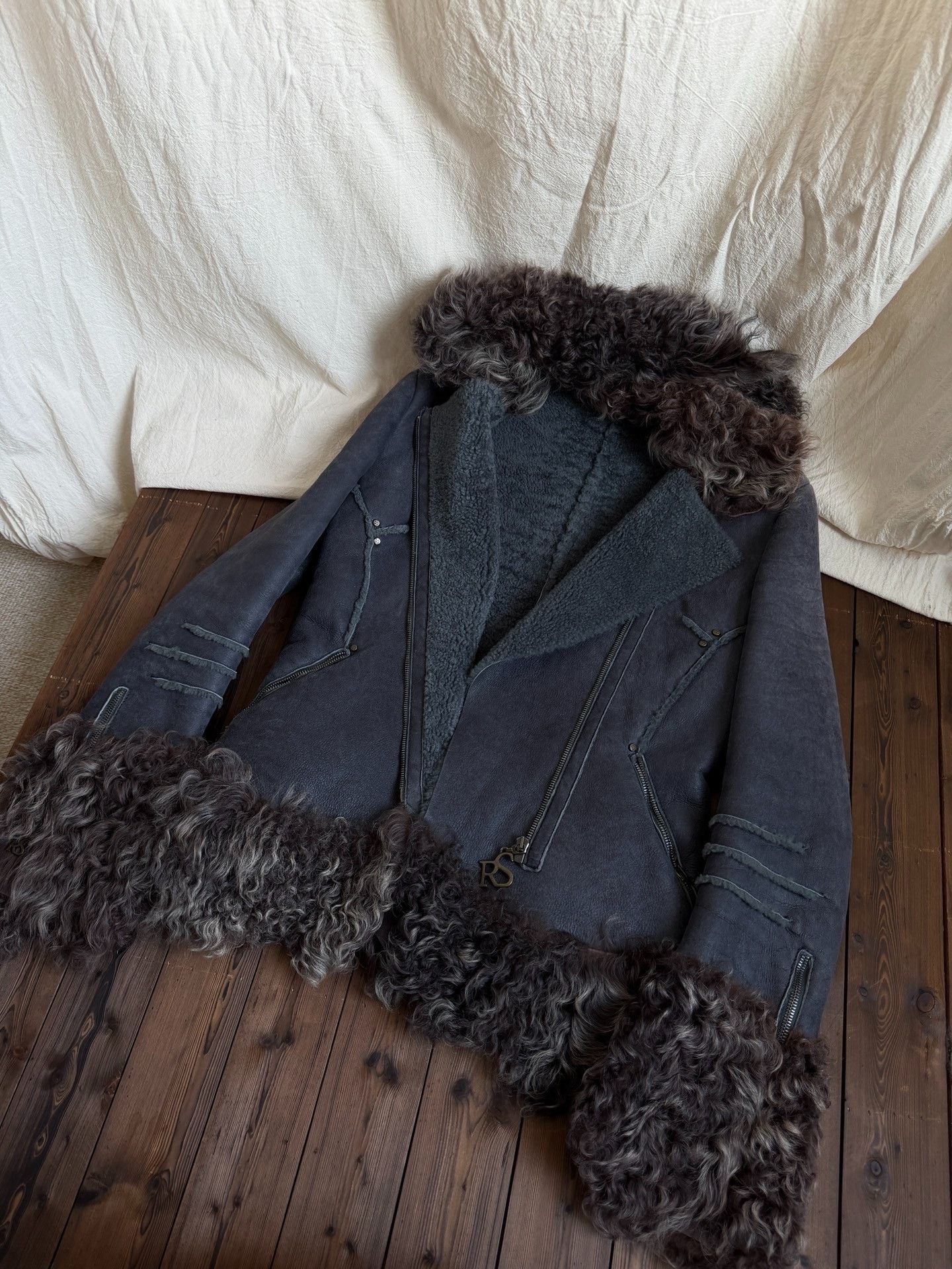 Scarosso Robertascarpa Vintage Fur Leather Fitted Jacket Size S / US 4 / IT 40 - 9 Thumbnail