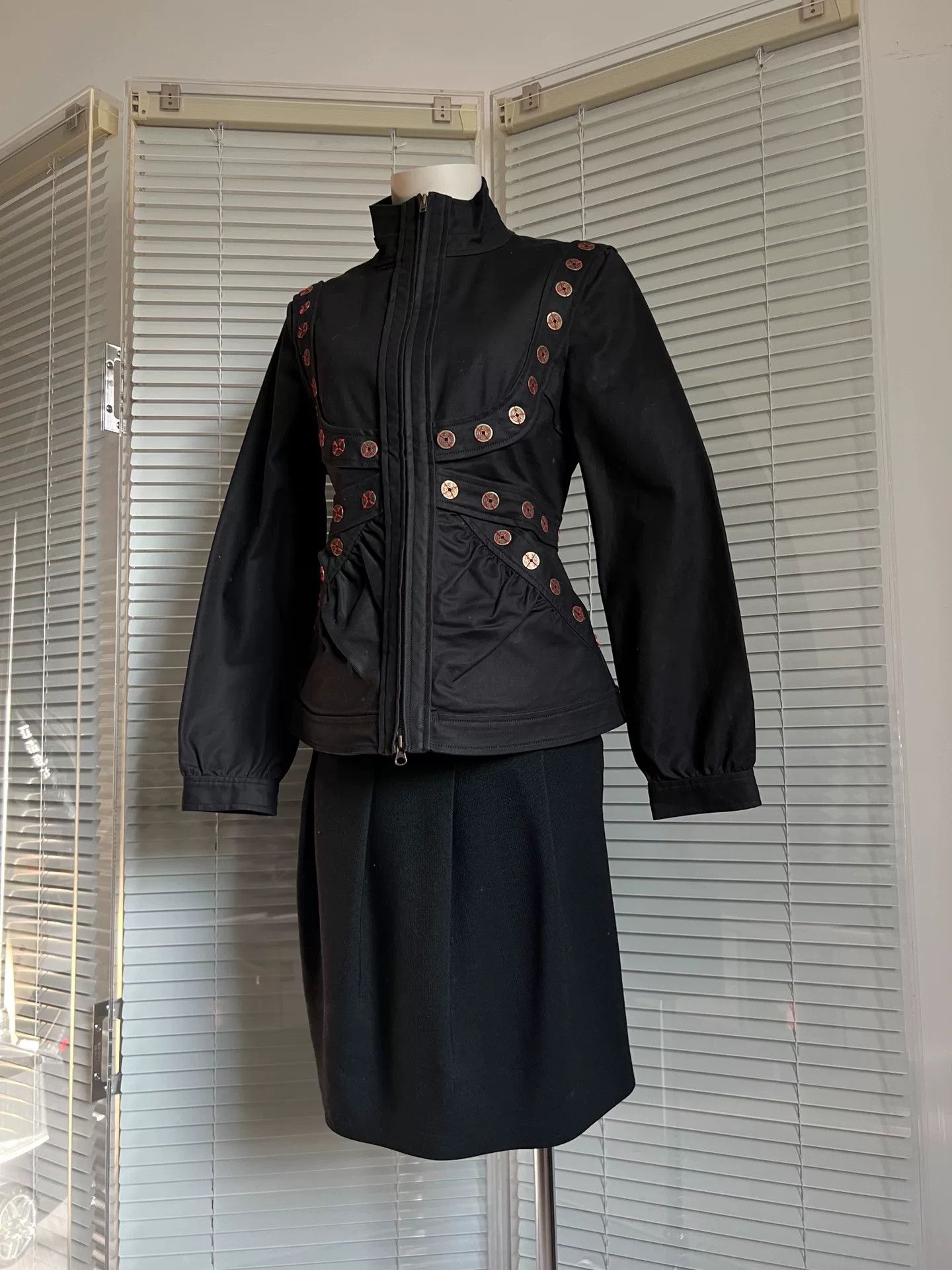 Vivienne Tam VIVIENNETAM Copper Plate Denim Jacket Size XL / US 12-14 / IT 48-50 - 9 Thumbnail