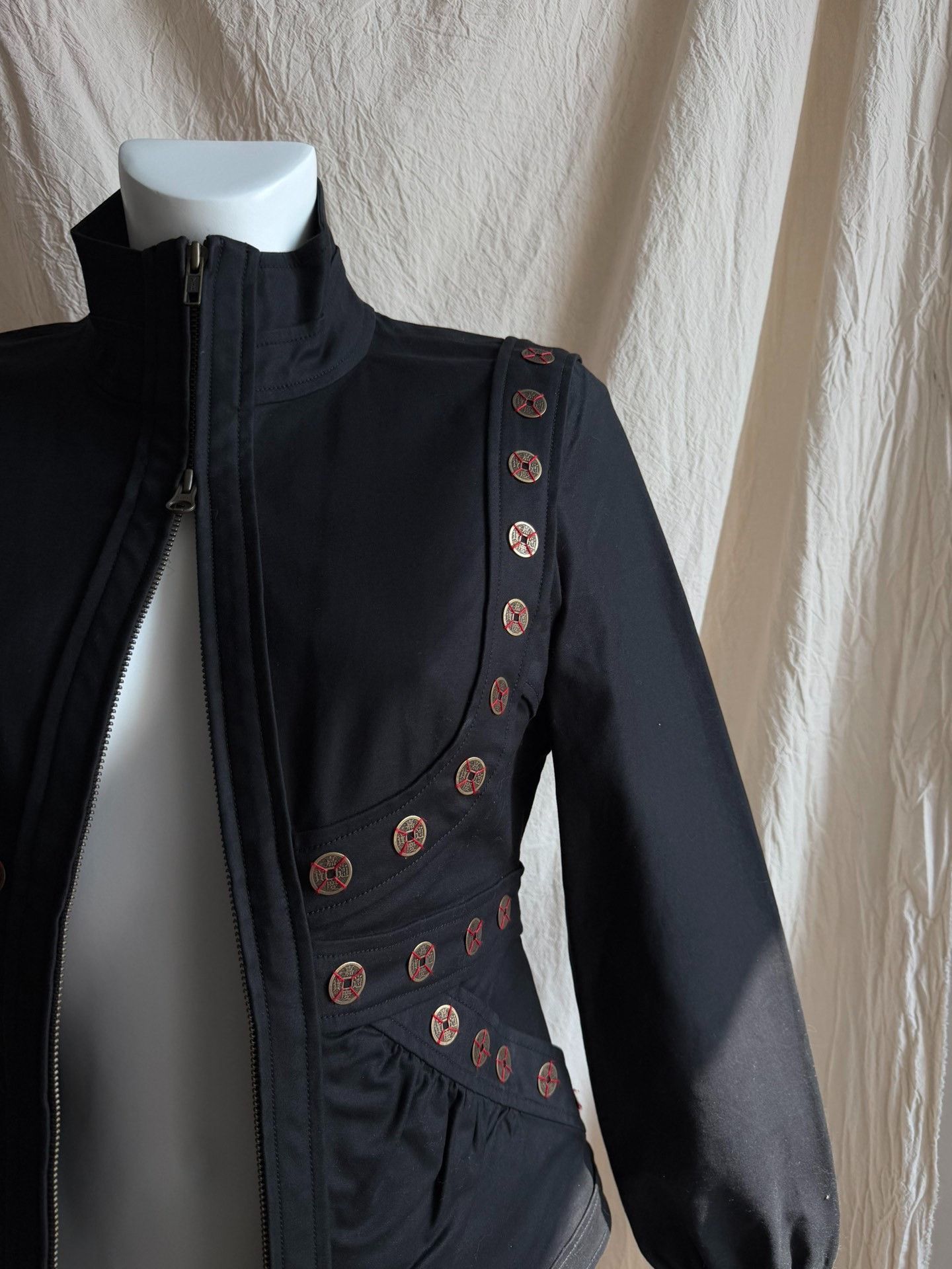 Vivienne Tam VIVIENNETAM Copper Plate Denim Jacket Size XL / US 12-14 / IT 48-50 - 7 Thumbnail