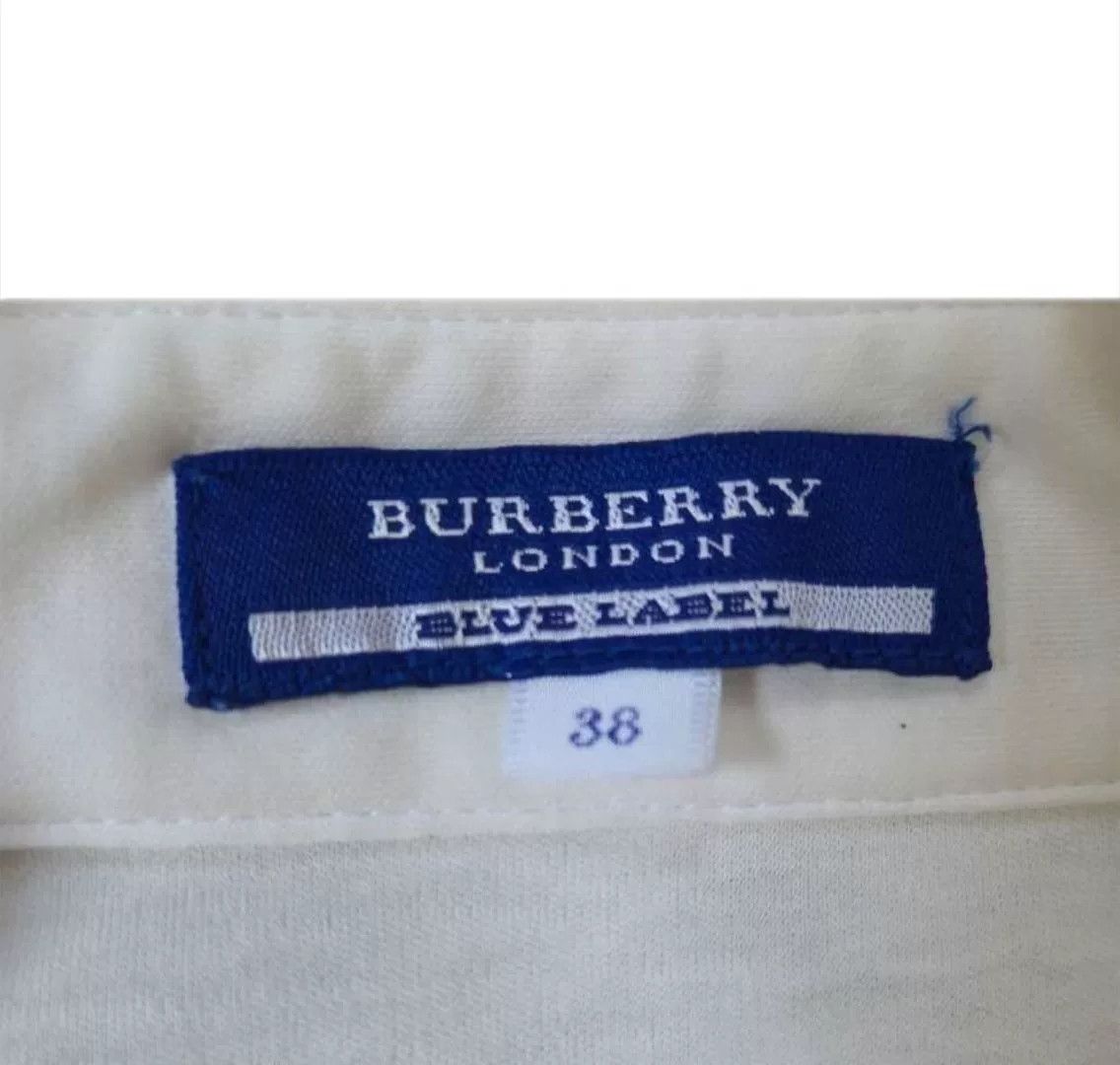 Saint Laurent Paris 90s Vintage Burberry Blue Label Sleeveless Top Size S / US 4 / IT 40 - 3 Thumbnail