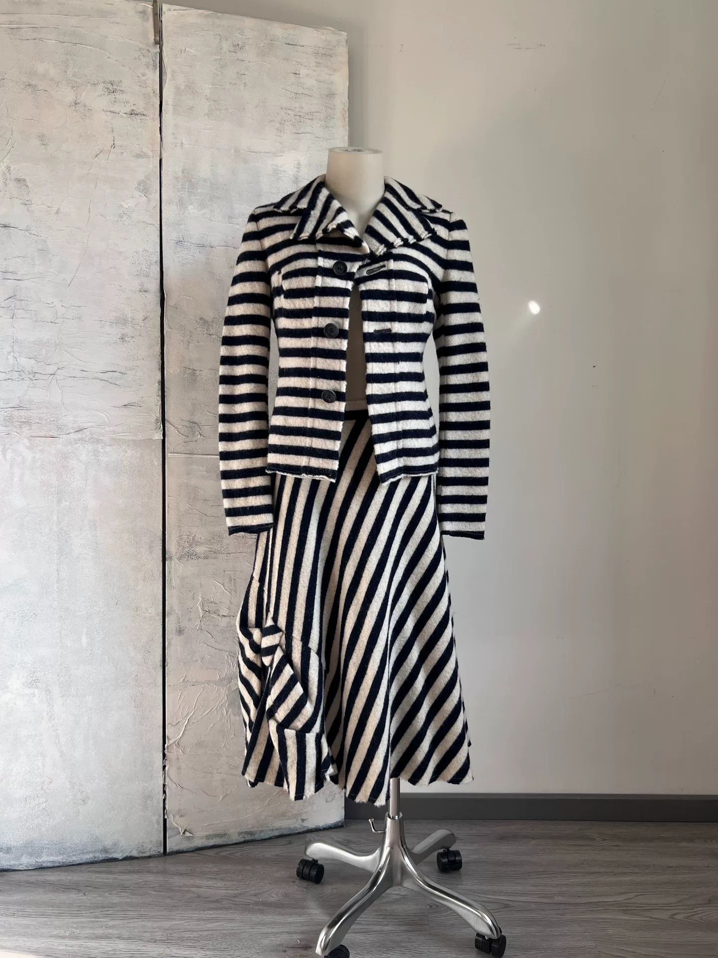 Junya Watanabe Junya Watanabe Wool Striped Suit Size 34" / US 12 / IT 48 - 3 Thumbnail