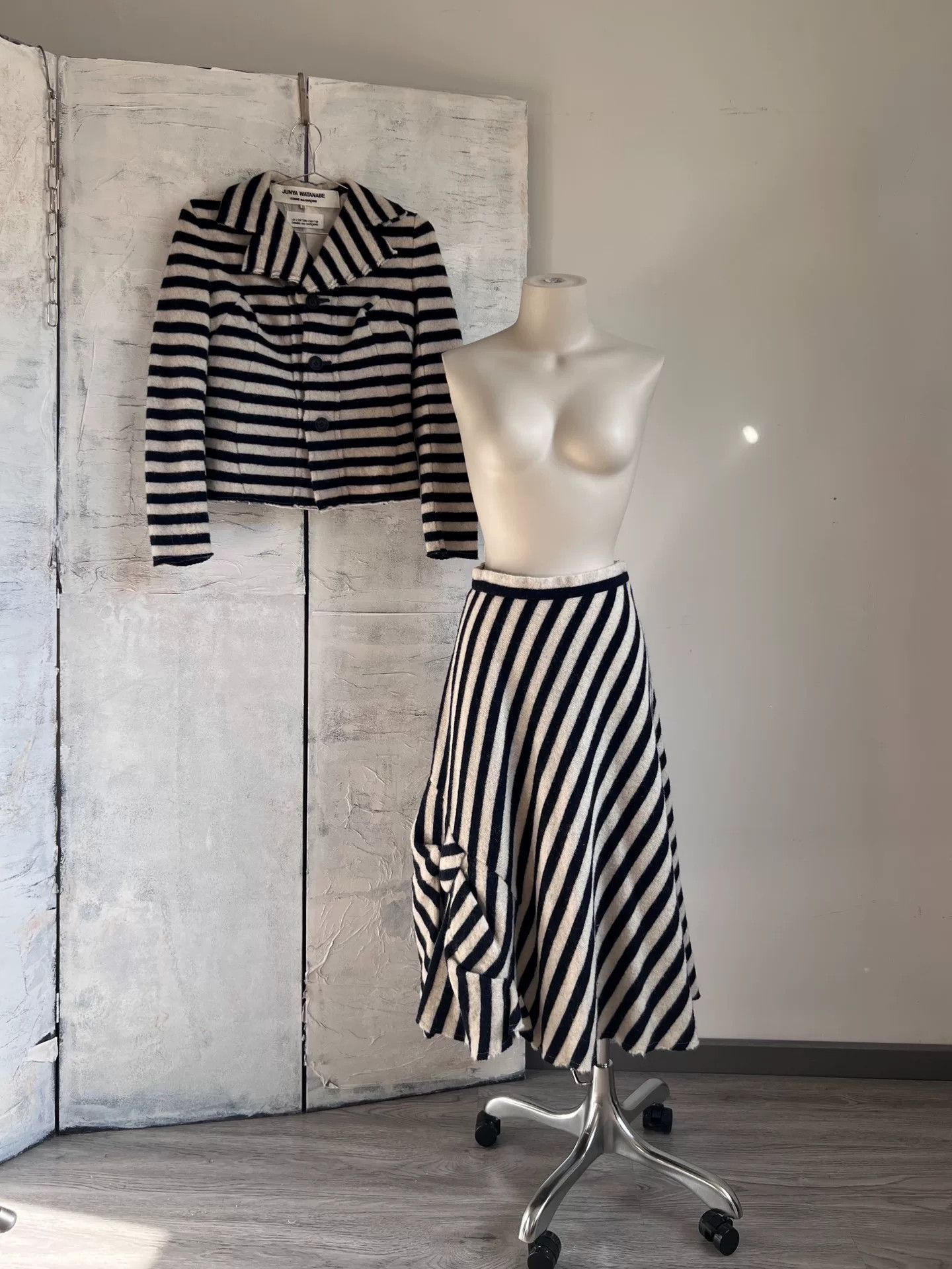 Junya Watanabe Junya Watanabe Wool Striped Suit Size 34" / US 12 / IT 48 - 9 Thumbnail