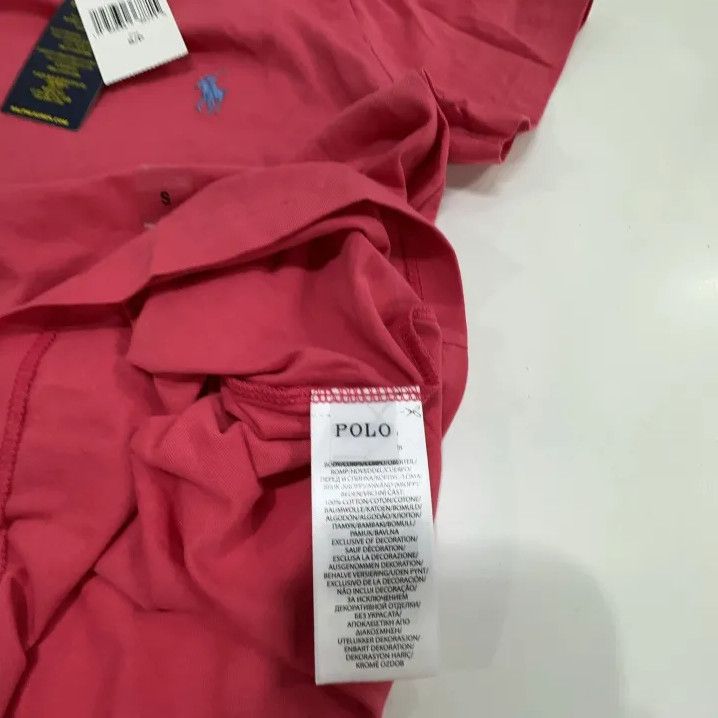 Polo Ralph Lauren Polo Ralph Lauren Solid Round Neck Short-Sleeve Shirt Size US S / EU 44-46 / 1 - 4 Thumbnail