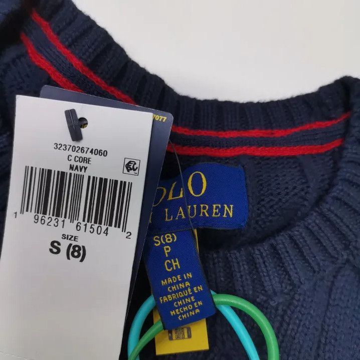Polo Ralph Lauren Polo Ralph Lauren Pony Logo Cable Knit Sweater Size US S / EU 44-46 / 1 - 2 Thumbnail