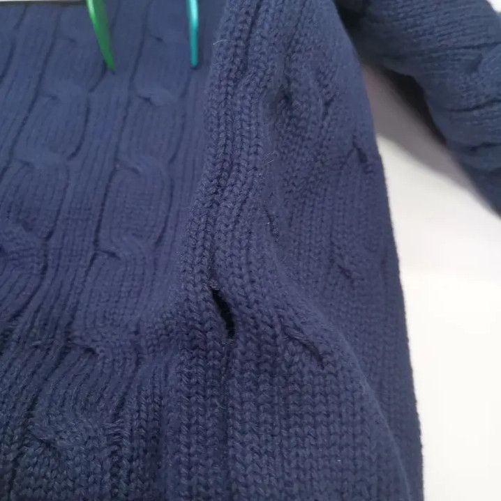 Polo Ralph Lauren Polo Ralph Lauren Pony Logo Cable Knit Sweater Size US S / EU 44-46 / 1 - 4 Thumbnail
