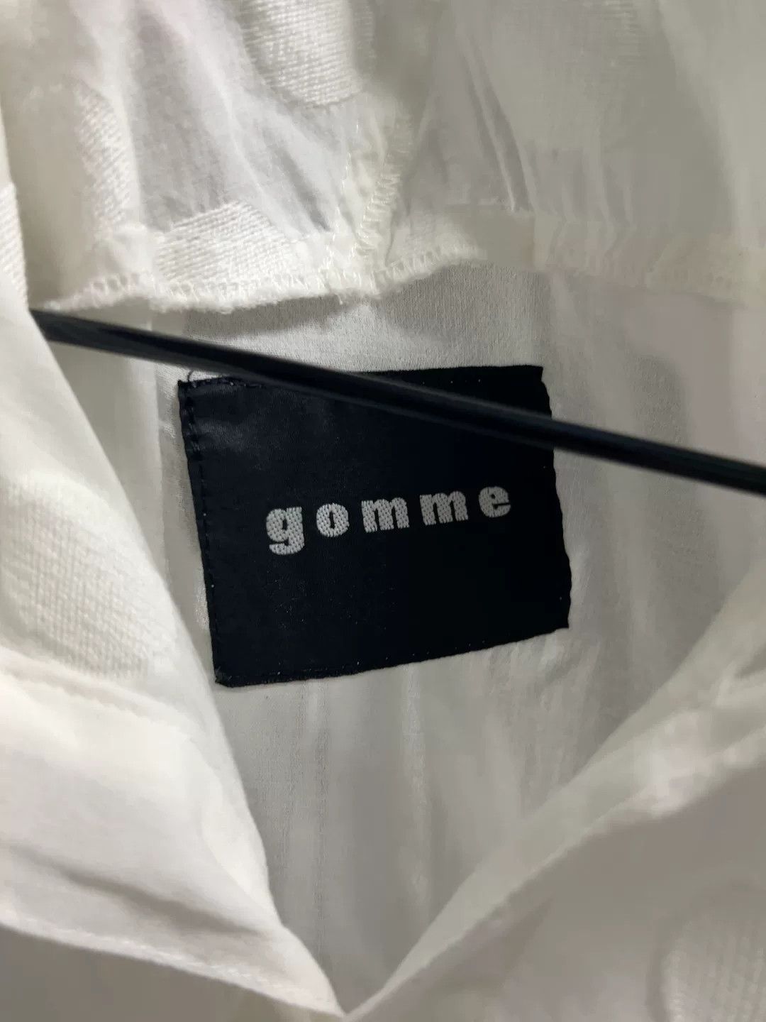 gomme GOMME Polka Dot Sleeveless Cape Shirt Size M / US 6-8 / IT 42-44 - 9 Thumbnail