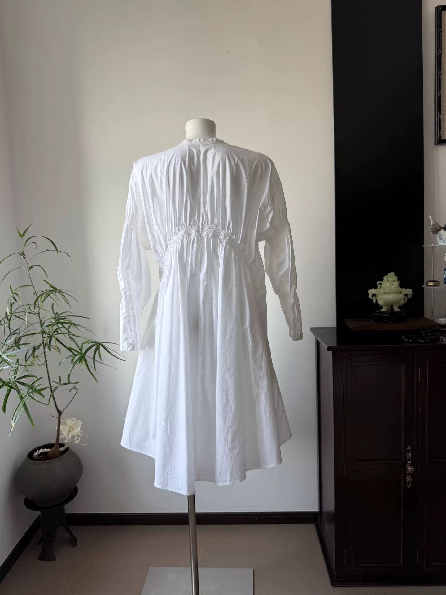 XENIA TELUNTS TELA Pure Cotton Irregular Shirt Dress Size M / US 6-8 / IT 42-44 - 3 Thumbnail