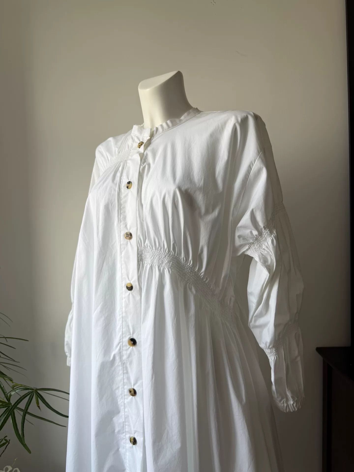 XENIA TELUNTS TELA Pure Cotton Irregular Shirt Dress Size M / US 6-8 / IT 42-44 - 8 Thumbnail