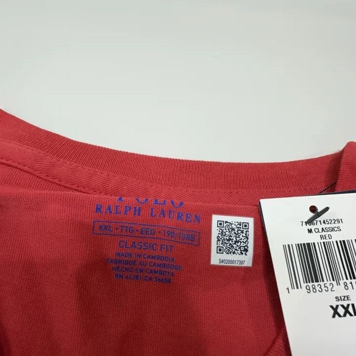 Polo Ralph Lauren Polo Ralph Lauren Red Pony Embroidery Short-Sleeve Shirt Size US XXL / EU 58 / 5 - 6 Thumbnail