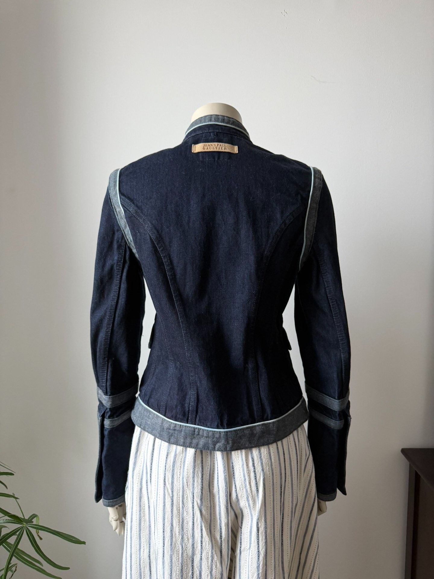 Jean Paul Gaultier Jean Paul Gaultier Medieval Denim Fencing Jacket Size US XXS / EU 40 - 6 Thumbnail