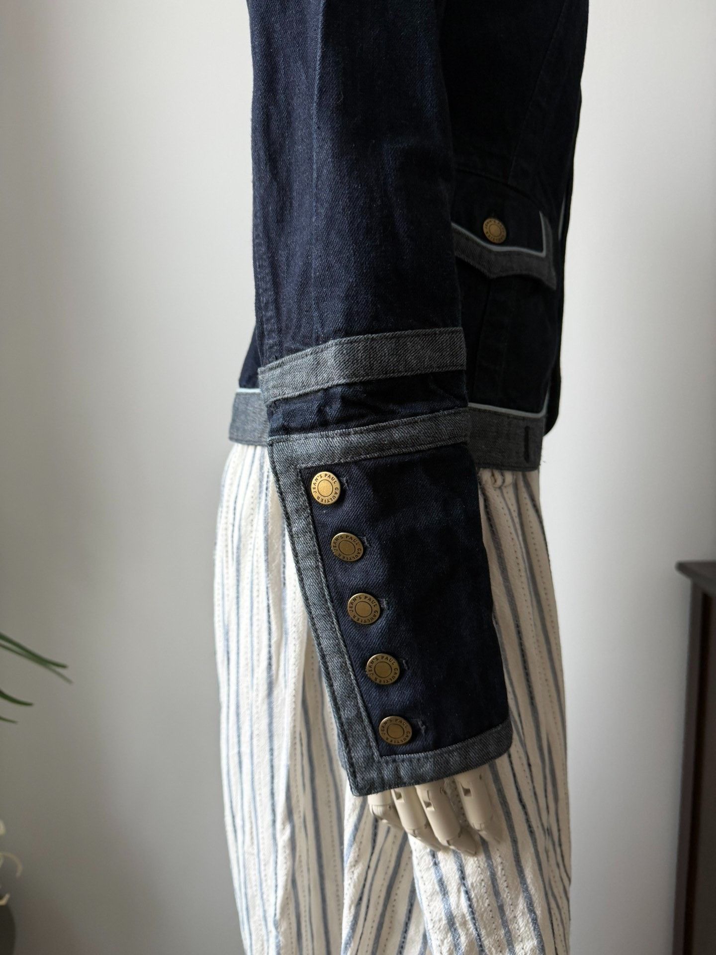 Jean Paul Gaultier Jean Paul Gaultier Medieval Denim Fencing Jacket Size US XXS / EU 40 - 5 Thumbnail