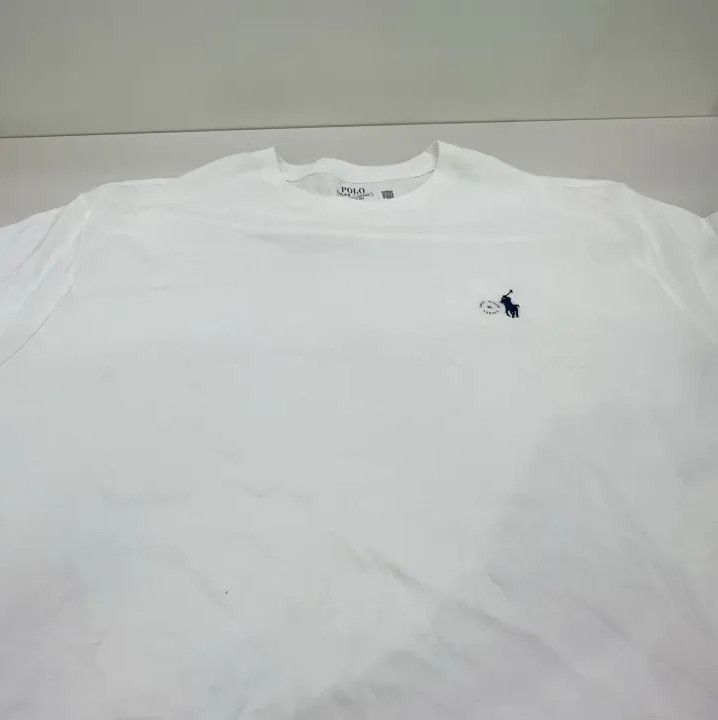 Polo Ralph Lauren Polo Ralph Lauren Logo Embroidered Solid Crew Neck Short Sleeve T-Shirt Size US XL / EU 56 / 4 - 8 Thumbnail