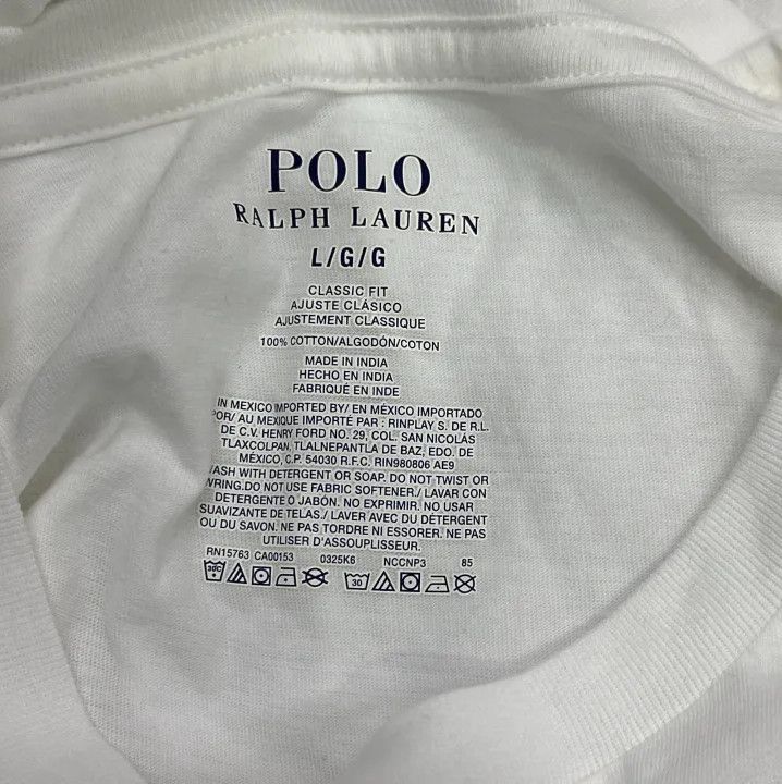 Polo Ralph Lauren Polo Ralph Lauren Men's 3-Pack Solid Crew Neck Tees Size US L / EU 52-54 / 3 - 5 Thumbnail
