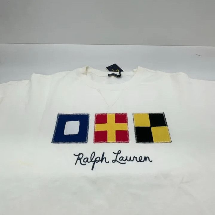 Polo Ralph Lauren Polo Ralph Lauren Graphic Letter Print Long-Sleeve Sweatshirt Size US XL / EU 56 / 4 - 9 Thumbnail