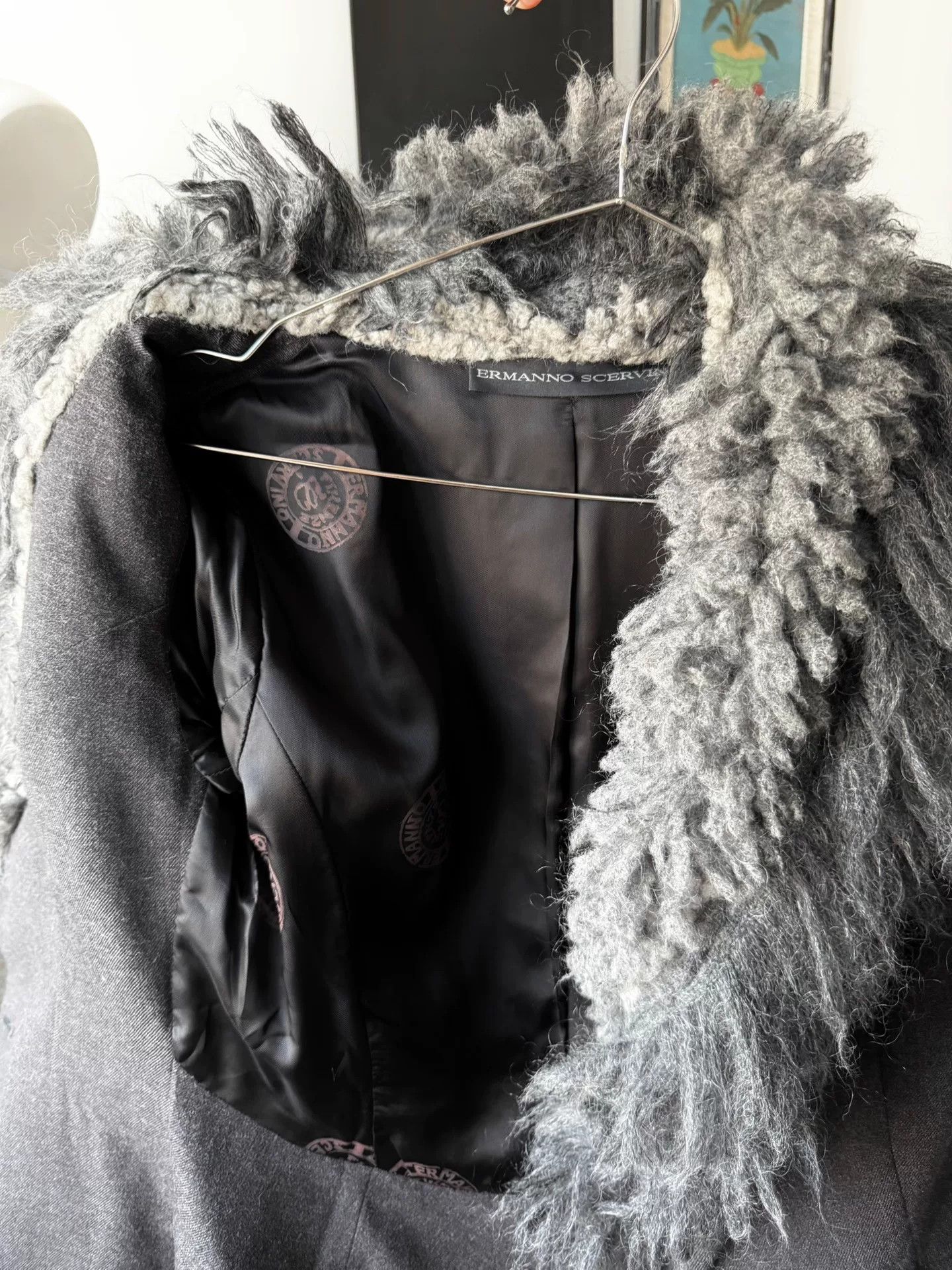 Ermanno Scervino Ermanno Scervino Fur Collar Wool Jacket Size M / US 6-8 / IT 42-44 - 9 Thumbnail