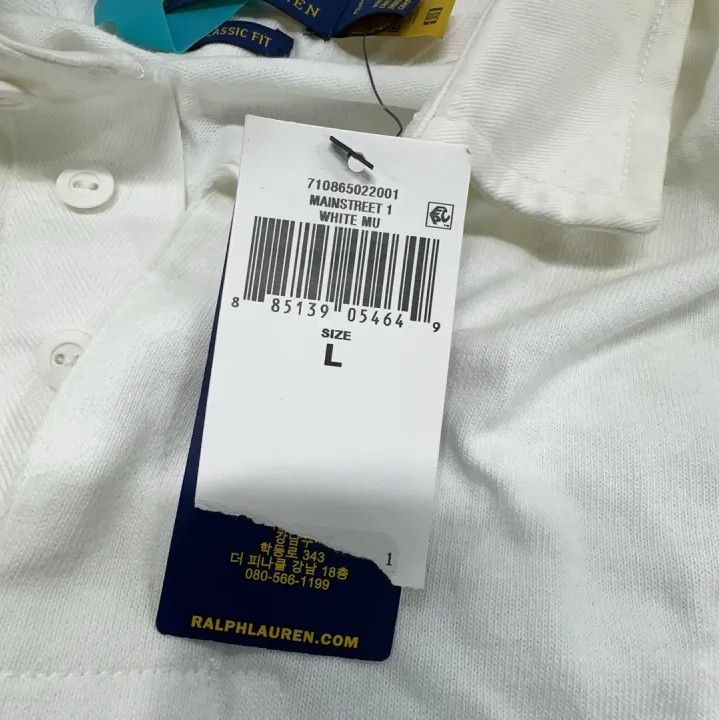 Polo Ralph Lauren Polo Ralph Lauren Striped Logo Long-Sleeve Polo Shirt Size US L / EU 52-54 / 3 - 5 Thumbnail