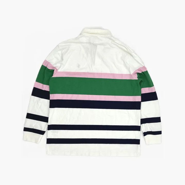 Polo Ralph Lauren Polo Ralph Lauren Striped Logo Long-Sleeve Polo Shirt Size US L / EU 52-54 / 3 - 3 Thumbnail