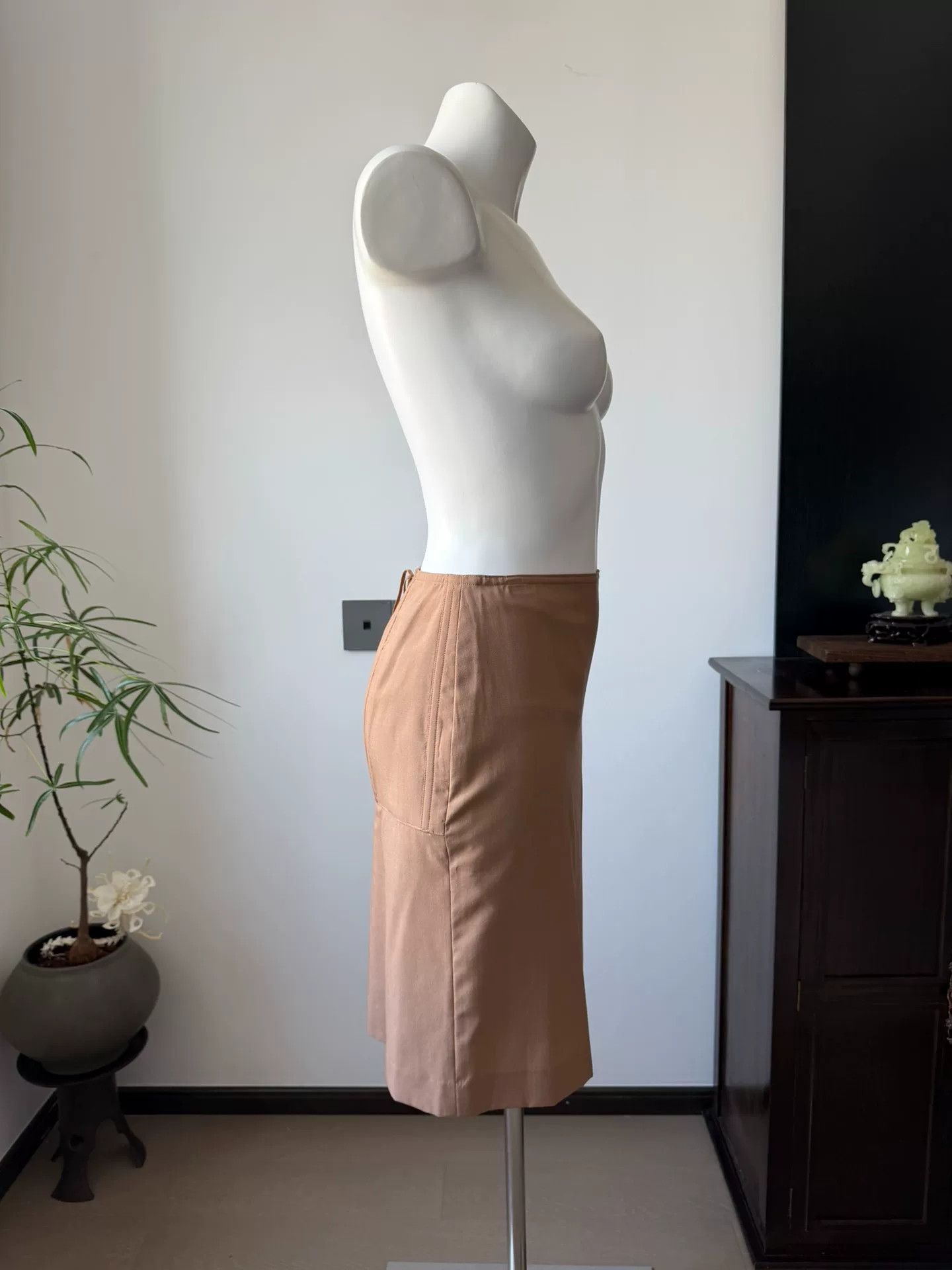 Jean Paul Gaultier Jean Paul Gaultier Cinnamon Pink Pencil Skirt Size 36" / US 14 / IT 50 - 5 Thumbnail
