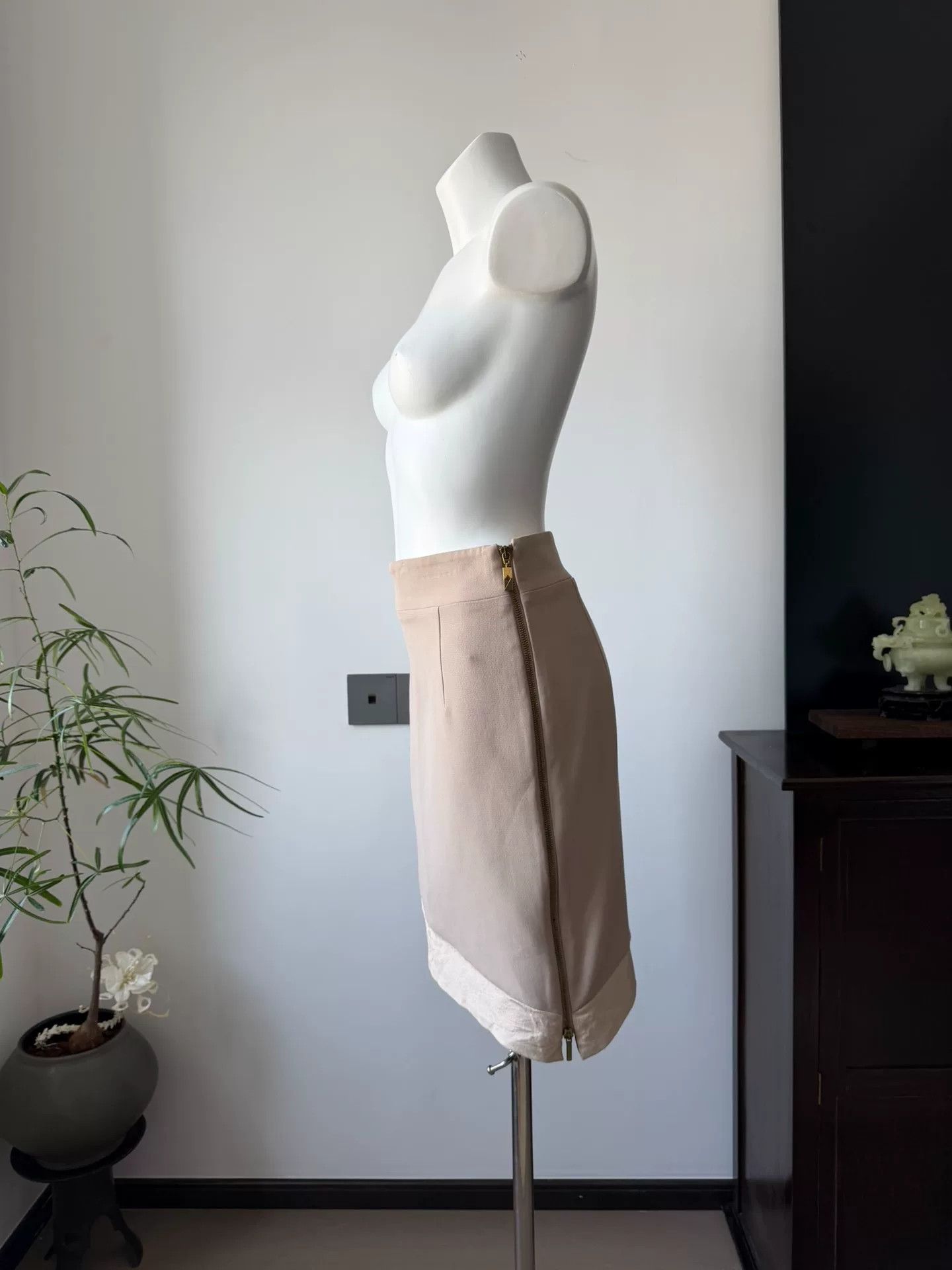 Roberto Cavalli Roberto Cavalli Color Block Pencil Skirt Size 35" - 2 Thumbnail