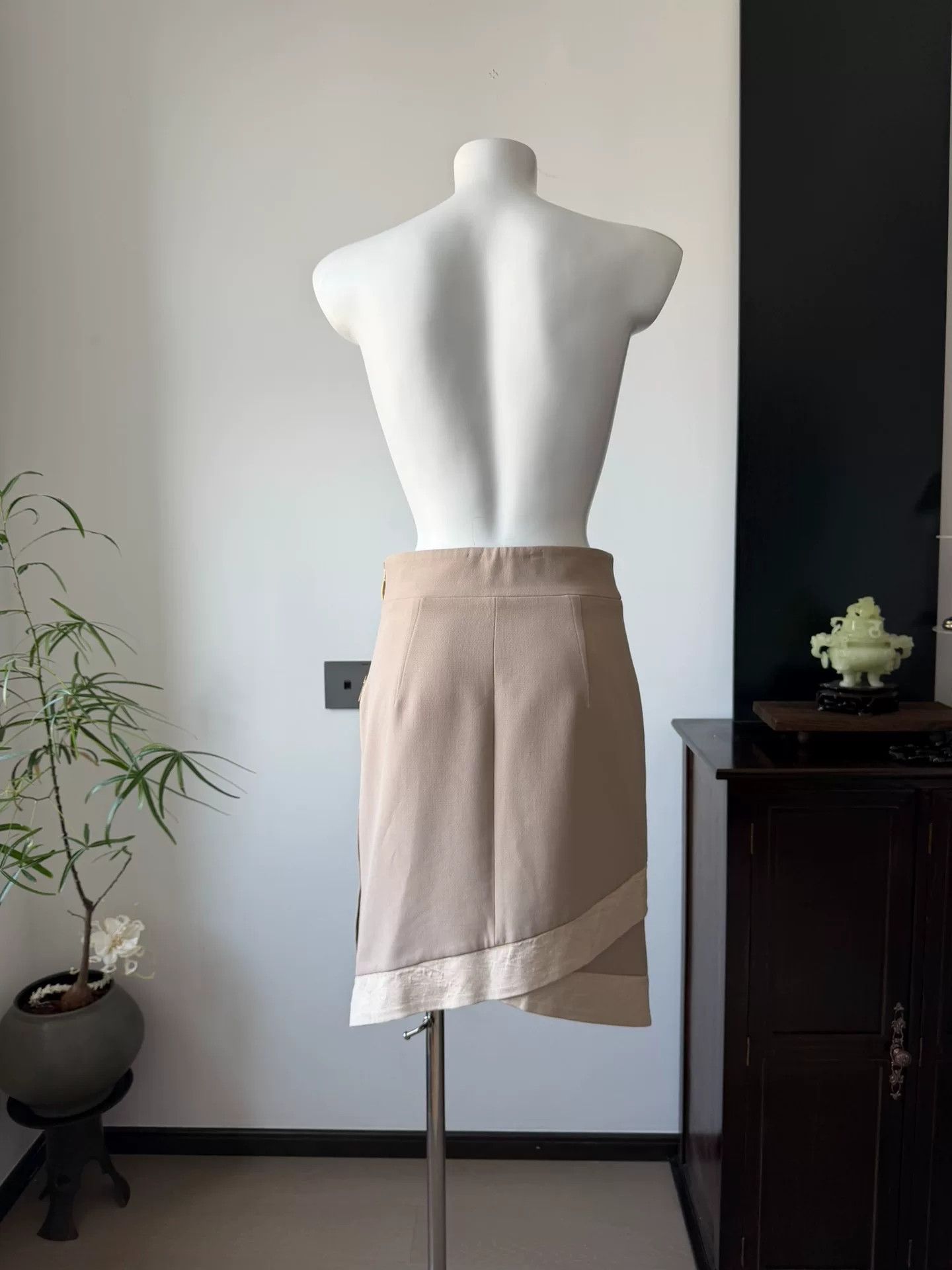 Roberto Cavalli Roberto Cavalli Color Block Pencil Skirt Size 35" - 4 Thumbnail
