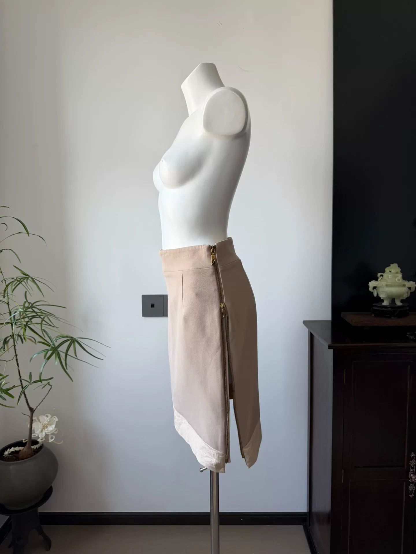 Roberto Cavalli Roberto Cavalli Color Block Pencil Skirt Size 35" - 3 Thumbnail
