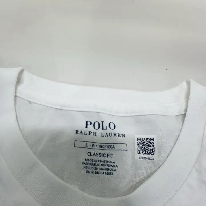 Polo Ralph Lauren Polo Ralph Lauren SS22 Men's White Embroidered T-Shirt Size US L / EU 52-54 / 3 - 4 Thumbnail