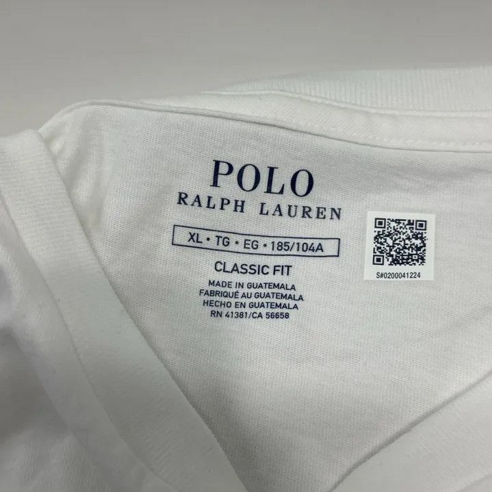 Polo Ralph Lauren Polo Ralph Lauren Logo Embroidered Solid Crew Neck T-Shirt Size US XL / EU 56 / 4 - 5 Thumbnail