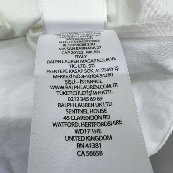 Polo Ralph Lauren Polo Ralph Lauren Logo Embroidered White Short-Sleeve T-Shirt Size US XL / EU 56 / 4 - 6 Thumbnail