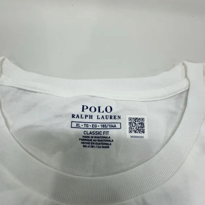 Polo Ralph Lauren Polo Ralph Lauren Logo Embroidered Short Sleeve T-Shirt Size US XL / EU 56 / 4 - 4 Thumbnail