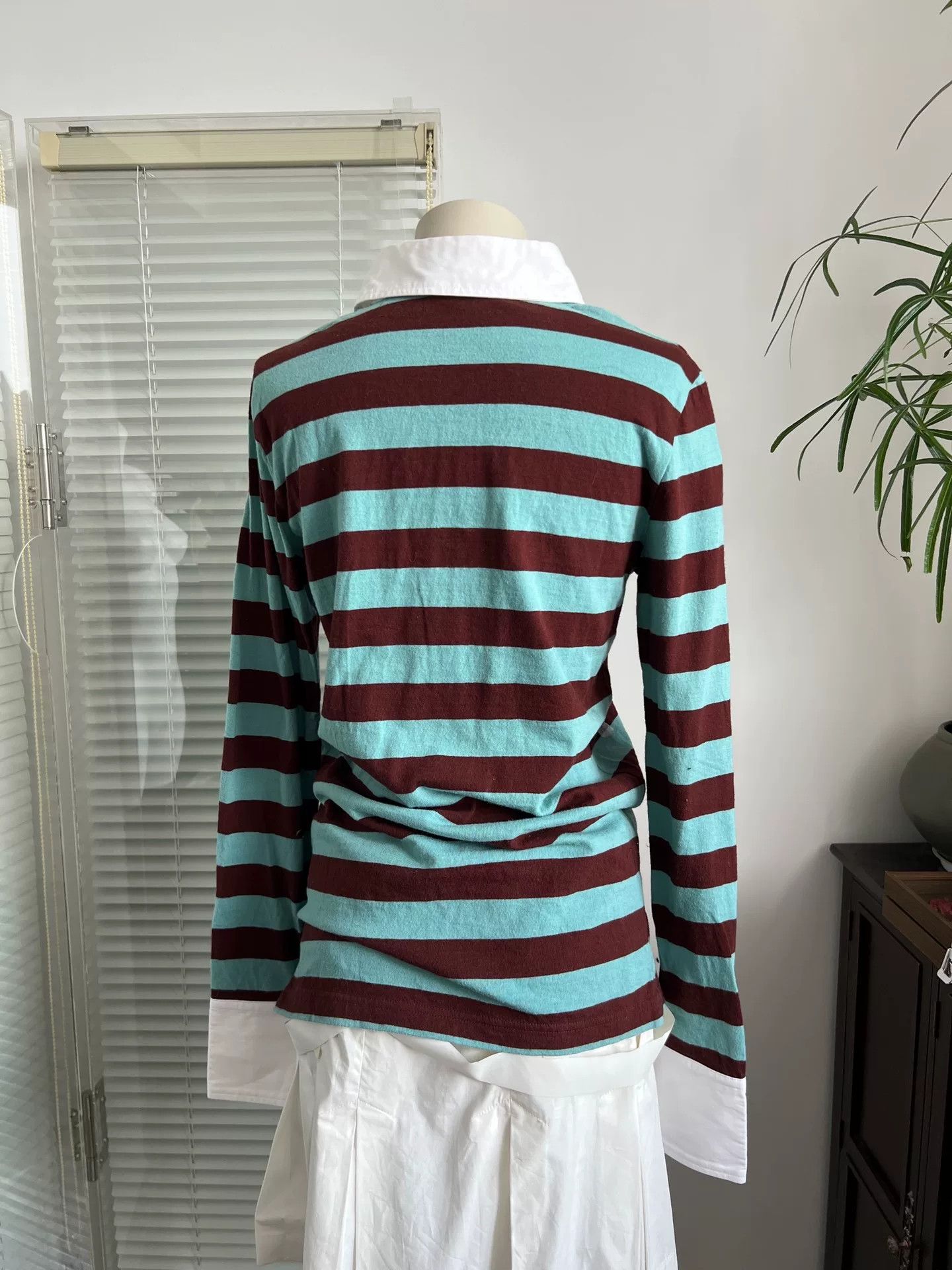 Vivienne Westwood Vivienne Westwood Striped Polo Longsleeve Size US S / EU 44-46 / 1 - 5 Thumbnail