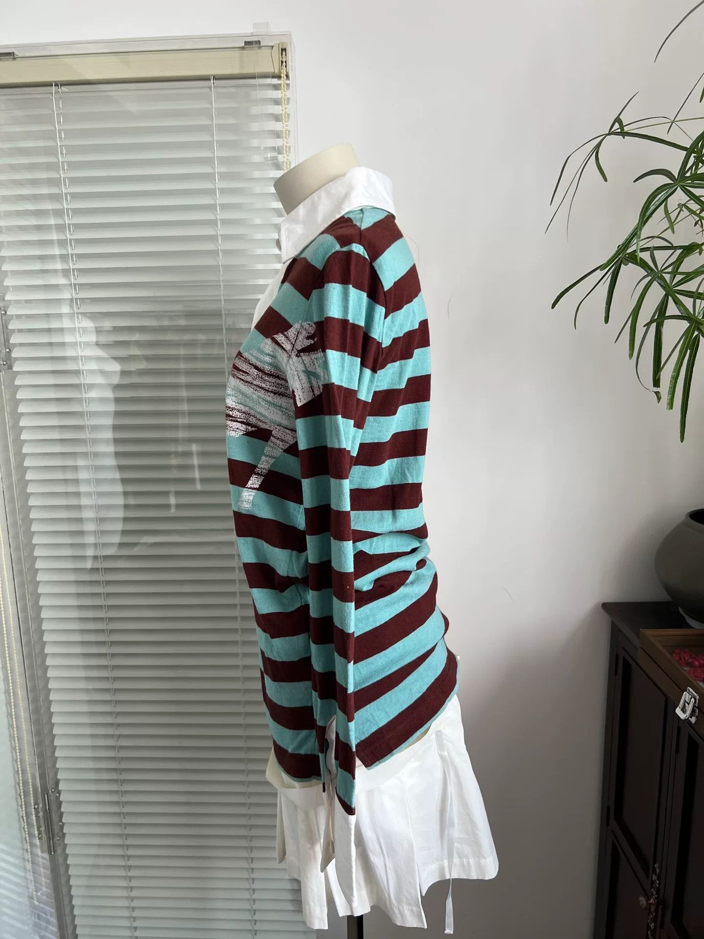 Vivienne Westwood Vivienne Westwood Striped Polo Longsleeve Size US S / EU 44-46 / 1 - 4 Thumbnail
